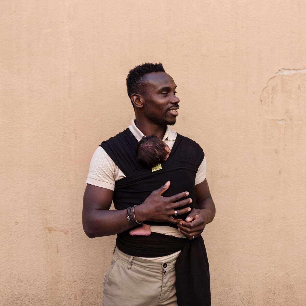 Boba Baby Wrap Carrier Black Tutti Bambini - Main Image