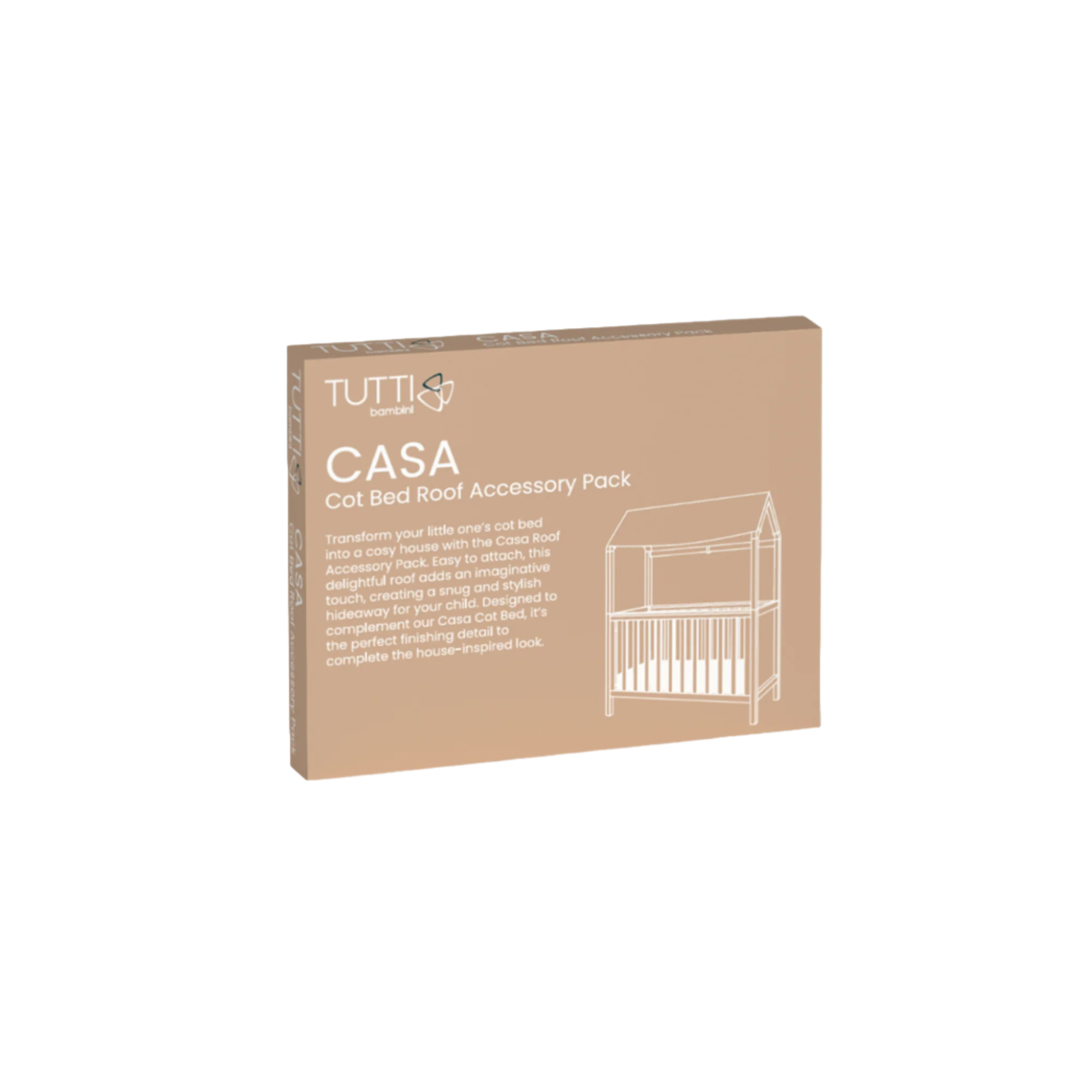 Casa Mini Cot Bed Roof Accessory Pack ⏐ Tutti Bambini