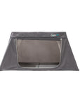 CoZee Go 3-in-1 Travel Cot – Day and night shade zipped open for ventilation and visibility