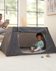 CoZee Go Day and Night Bundle > multifunctional travel cot with blackout cover for day and night use