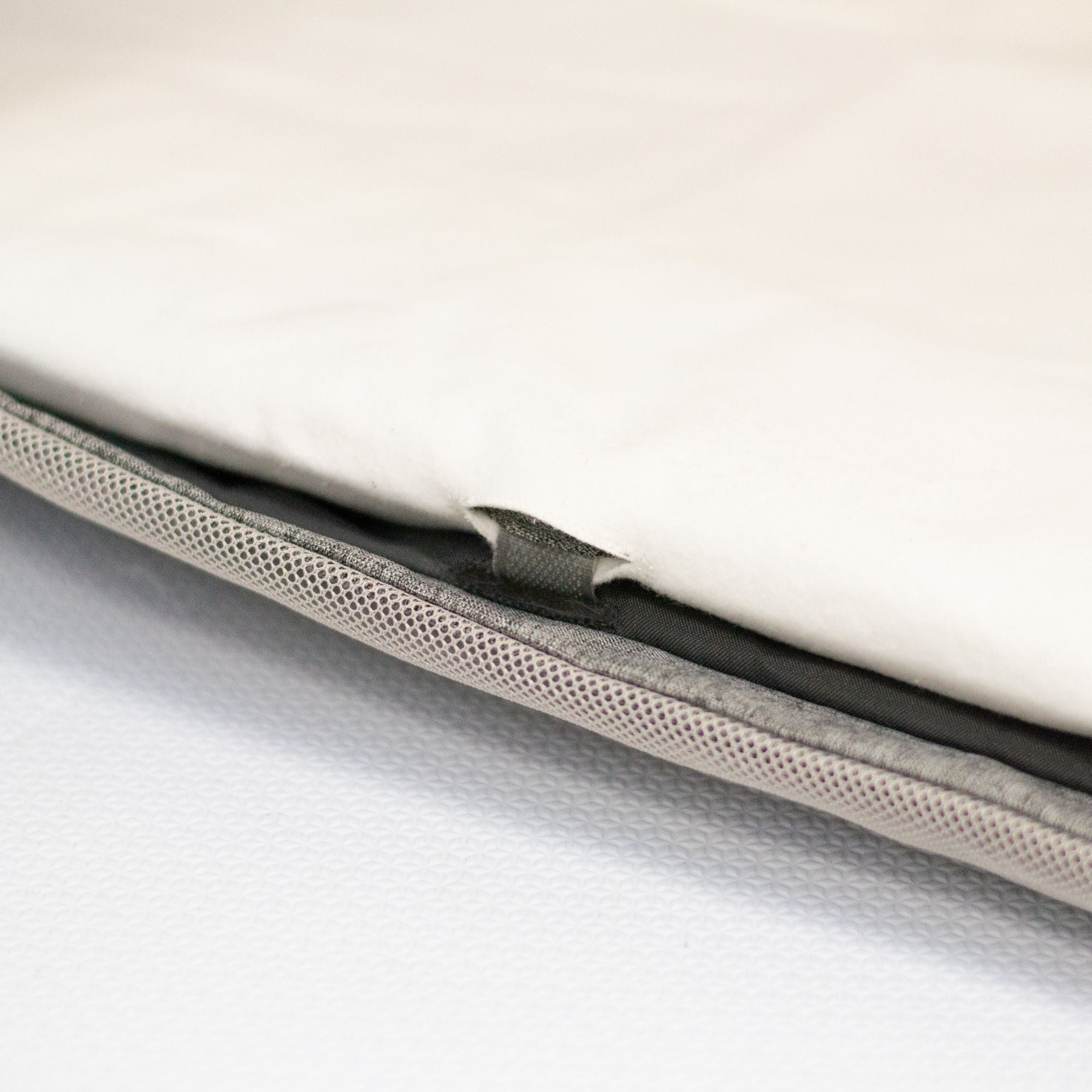 CoZee Go Waterproof Fitted Sheet in White – secure elasticated fit for all-night comfort and coverage