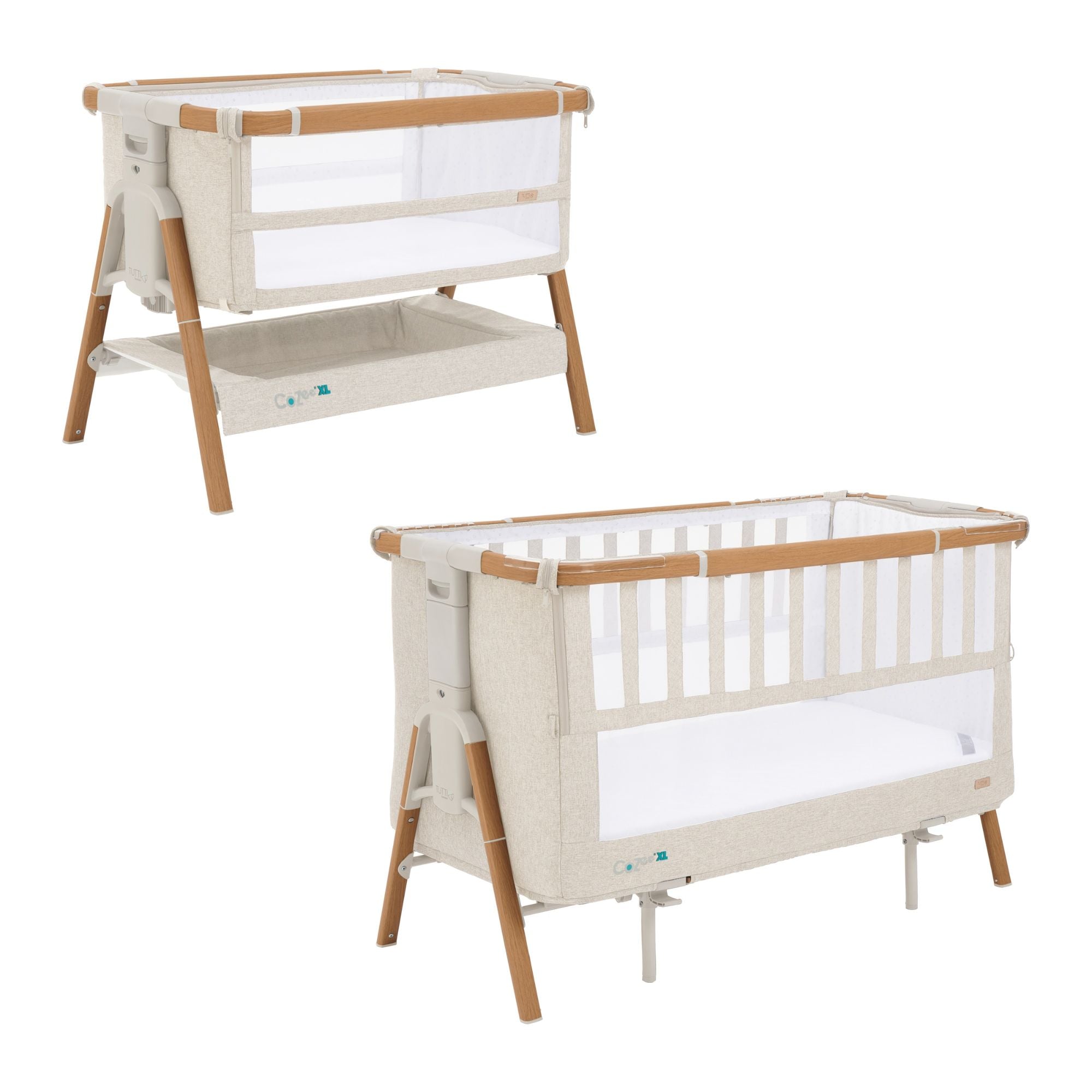 TUTTIbambini Cozee ベッドサイドクリブ /Katoji ベビーベッド　使用回数少ないです。　美品 CoZee Luxe Bedside Crib