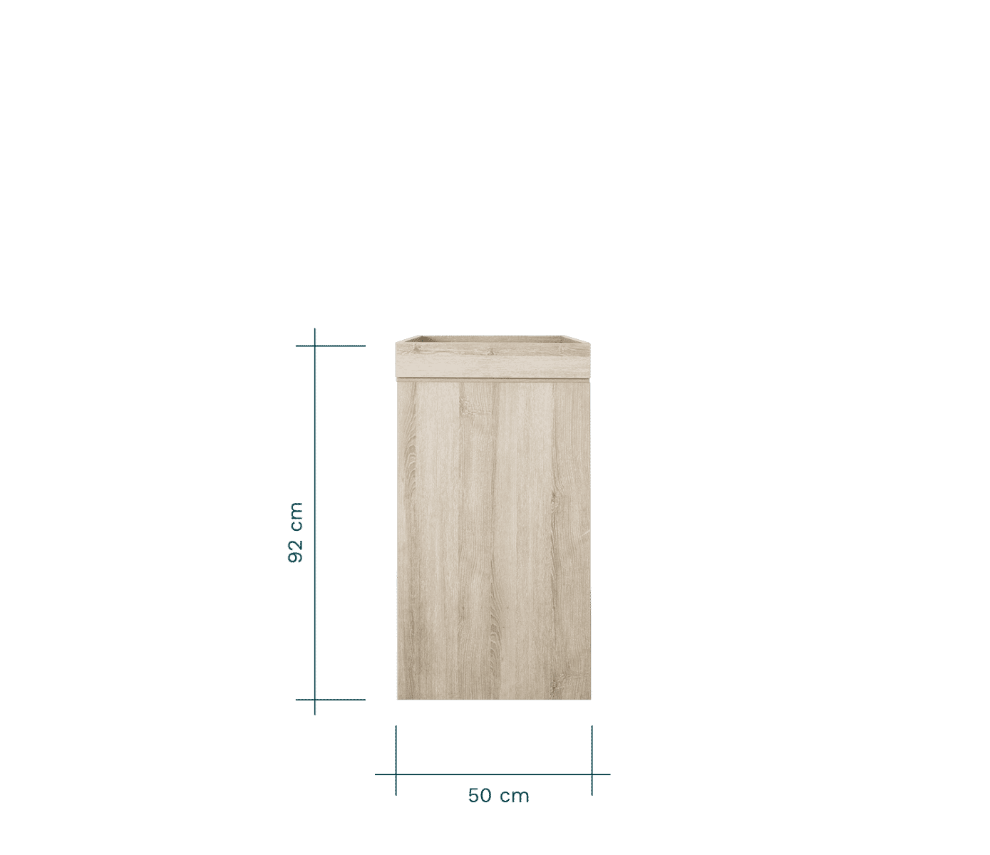 Modena chest changer dimensions side