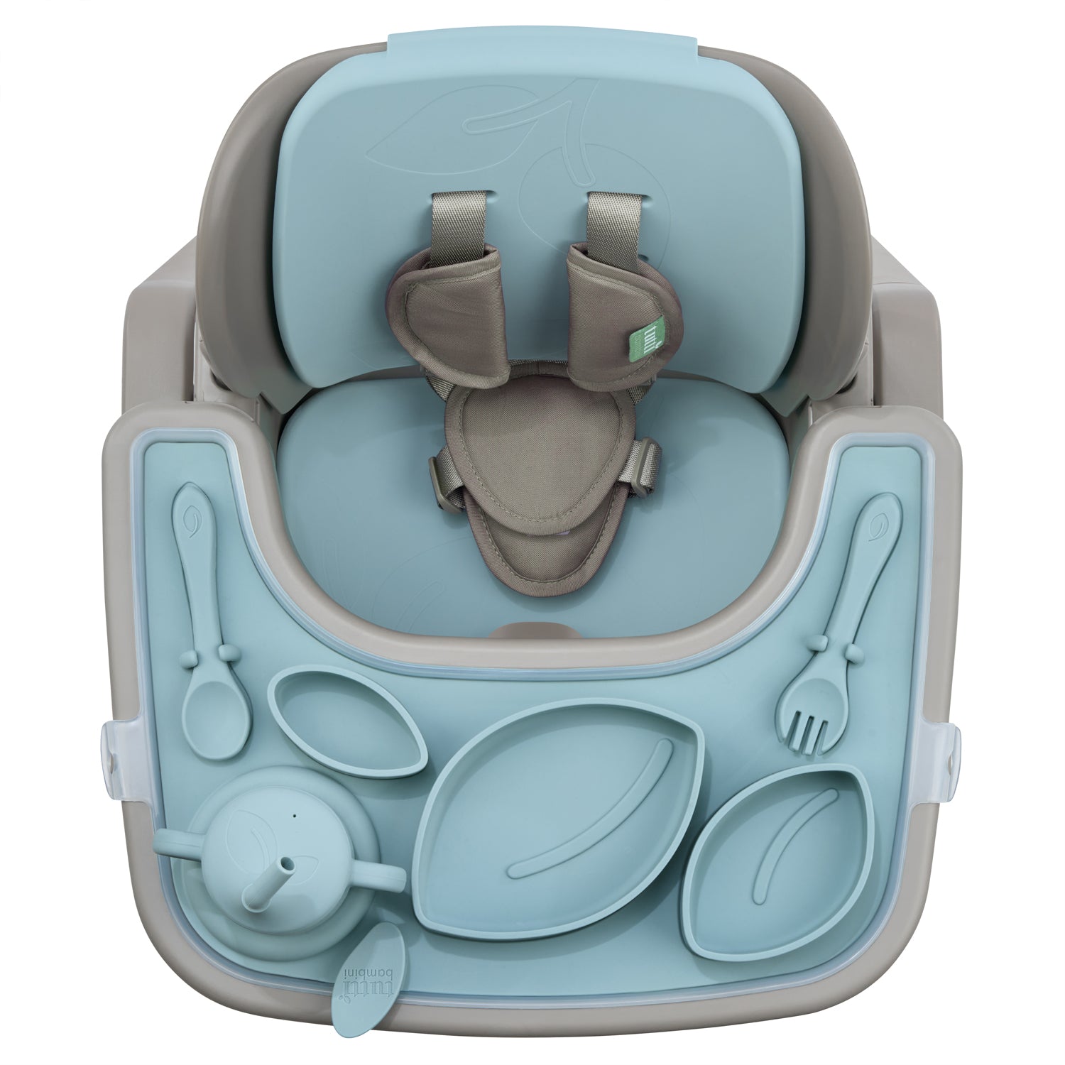 Nova Highchair Silicone Feeding Set - Harbour | Tutti Bambini