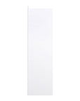 Side view of Rio Wardrobe in White highlighting the slim profile and compact footprint ideal for small nursery spaces.