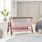 CoZee Luxe Bedside Crib - Walnut/Brush