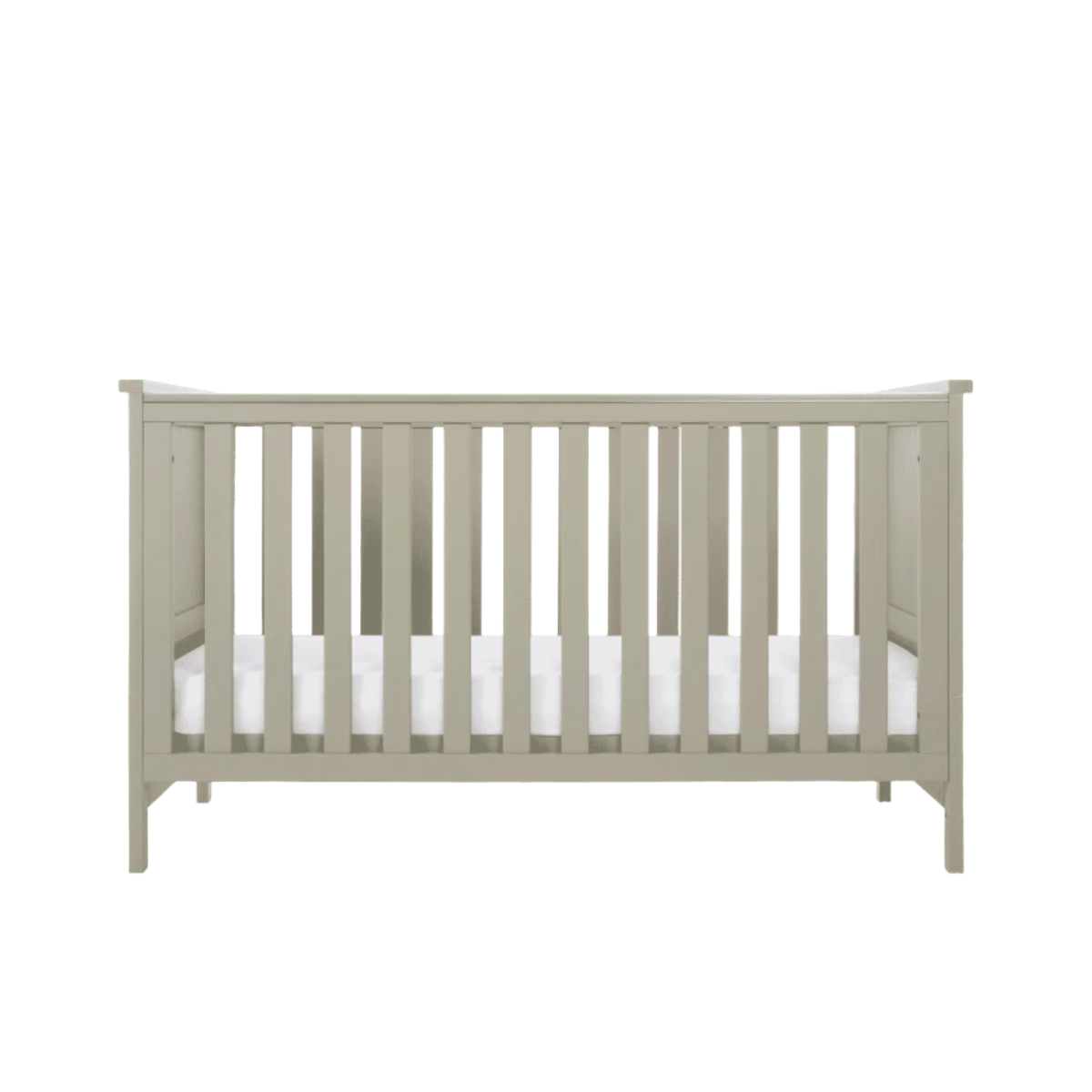 Misha Cot Bed in Sage & Golden Oak - front view