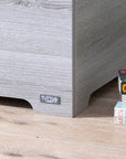 Modena Toy Box Grey Ash crafted with durable wood-effect finish and scratch-resistant surfaces for daily family use