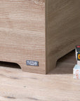 Modena Toy Box Oak crafted with a durable scratch-resistant wood-effect finish, perfect for busy family environments and everyday use