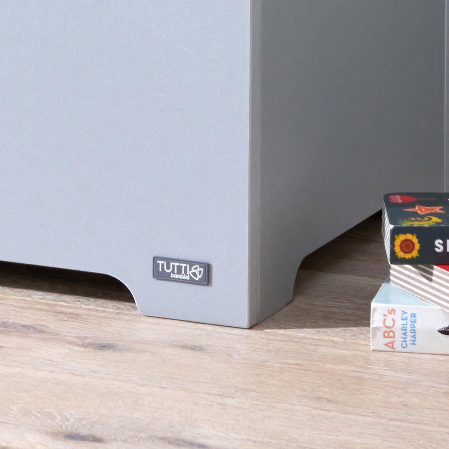 Rio Toy Box Dove Grey and Honey Oak crafted with a durable, scratch-resistant finish and strong wooden panels for lasting everyday use