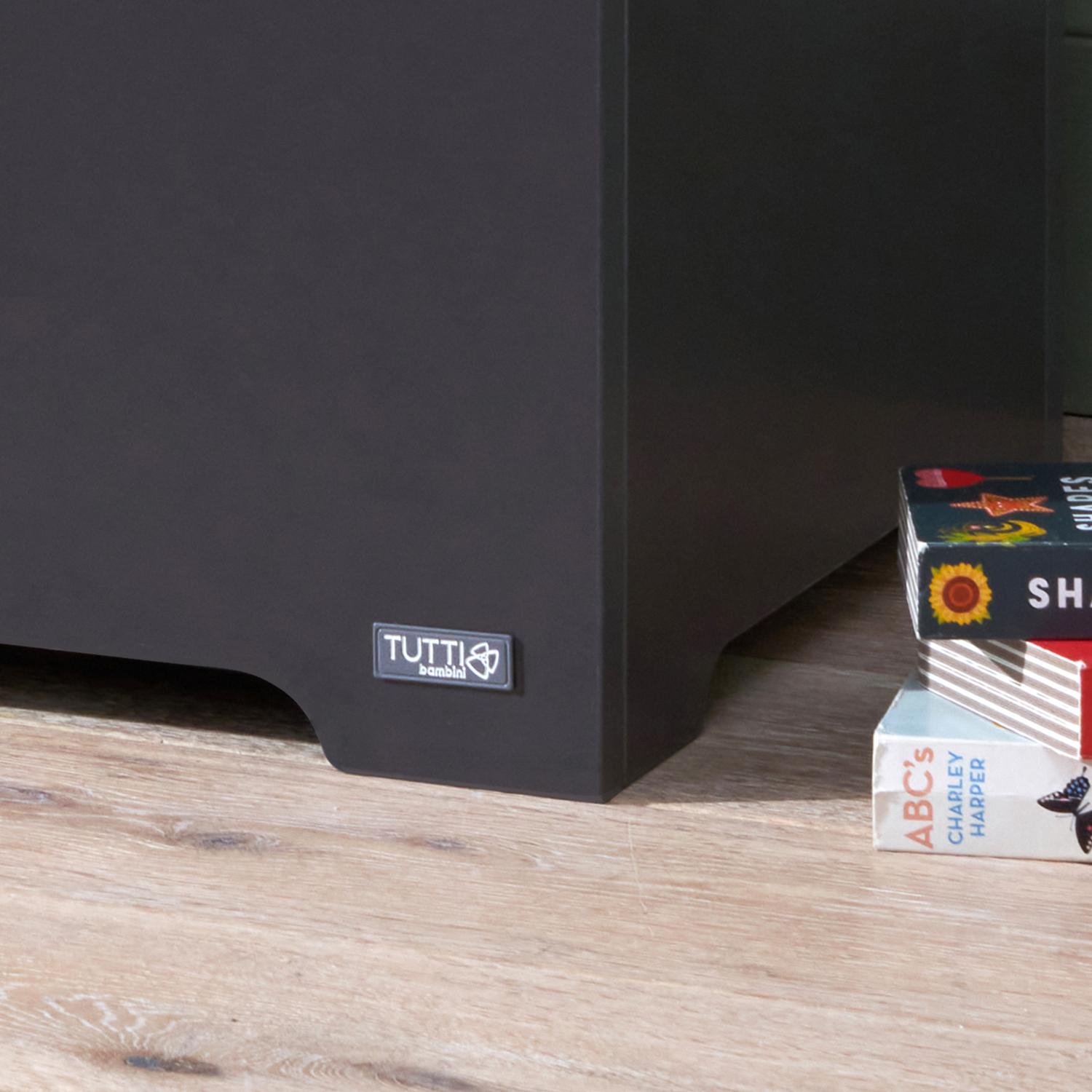 Rio Toy Box Slate Grey and Honey Oak with durable construction for long-lasting storage