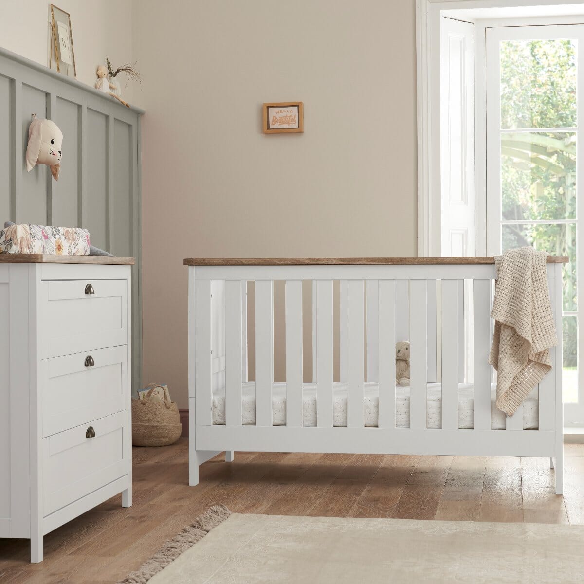 Verona Piece Room Set White Oak Tutti Bambini - Main Image