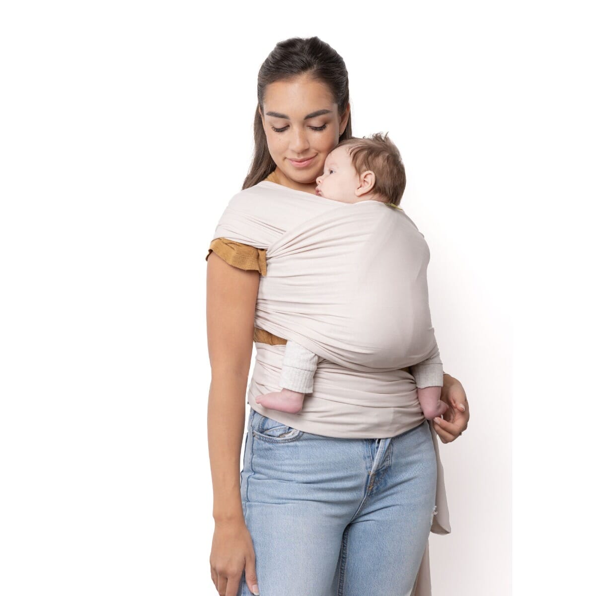 Boba Serenity Baby Wrap Organic Stone Tutti Bambini