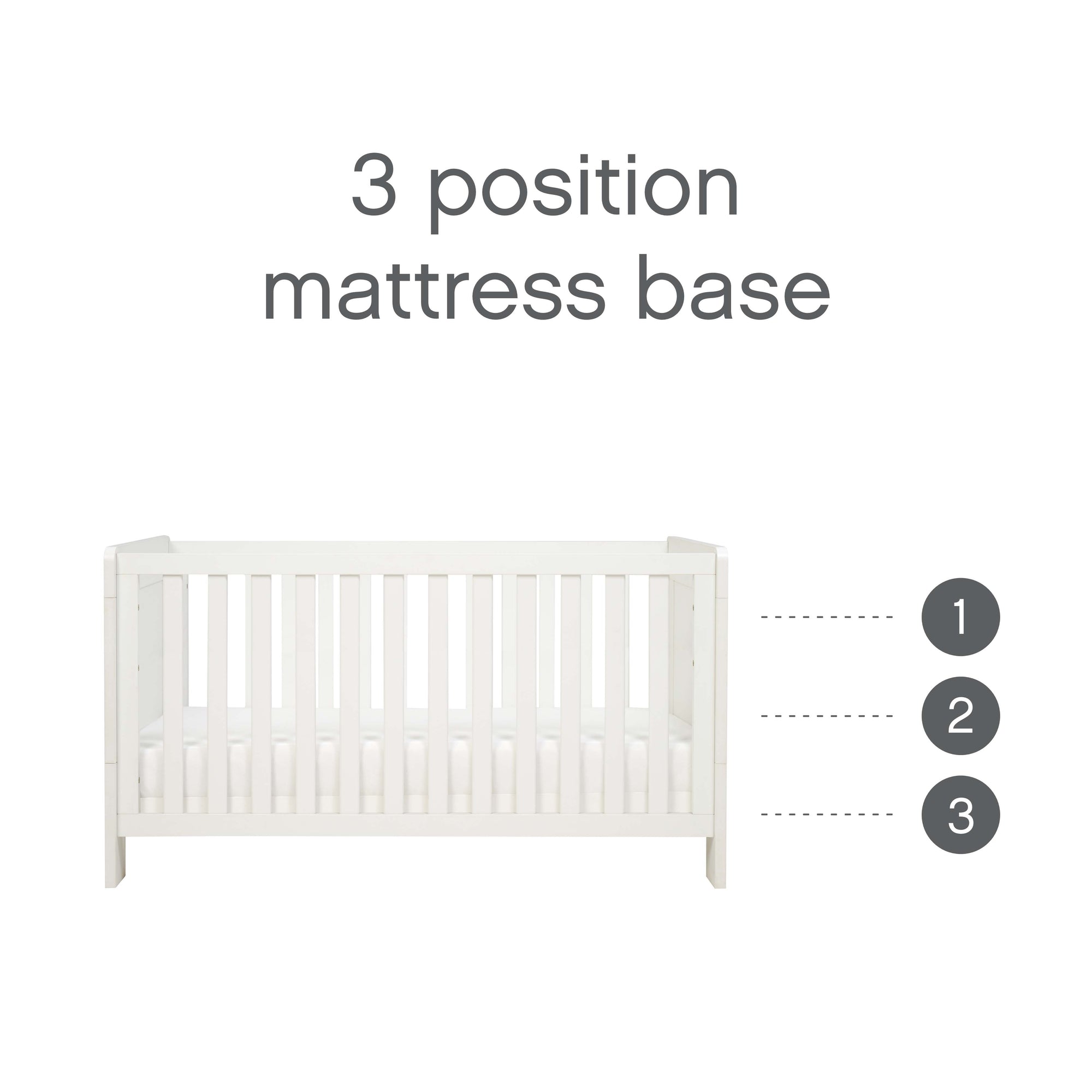 Supreme Alba Mini Cot Bed, Mattress &amp; Bedding Bundle