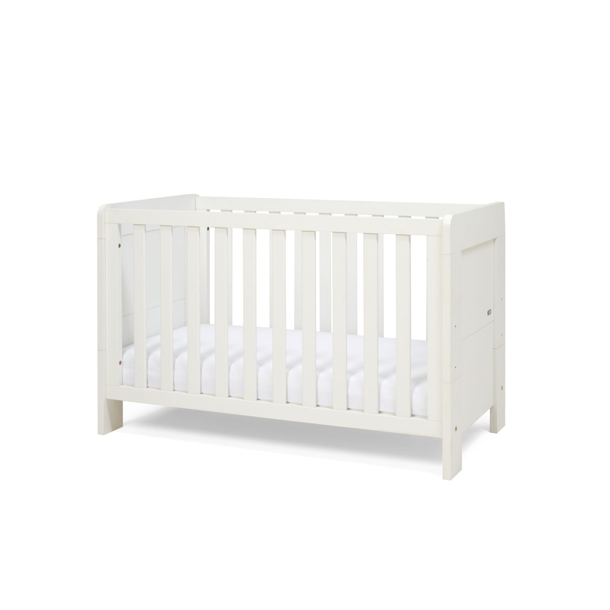 Essentials Alba Mini Cot Bed, Mattress &amp; Bedding Bundle