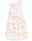 Cutout view of Good Life baby sleep bag showing full pattern and soft inner lining, designed for snug, breathable comfort