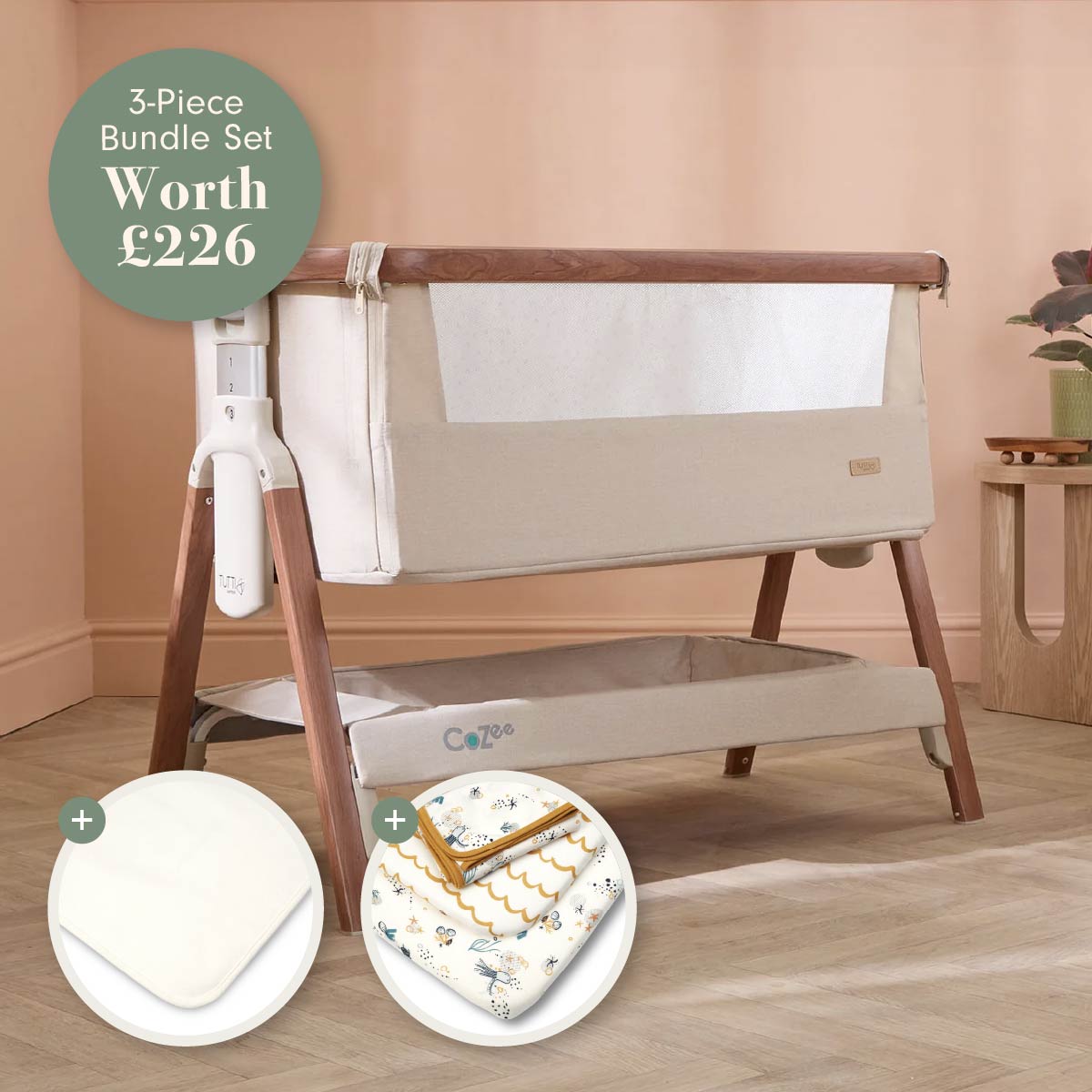 CoZee Bedside Crib | Tutti Bambini