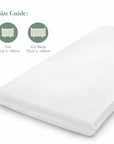 Deluxe Eco Fibre Cot Mattress Size Guide - 60x120cm and 70x140cm