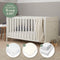 Essentials Alba Cot Bed, Mattress & Bedding Bundle