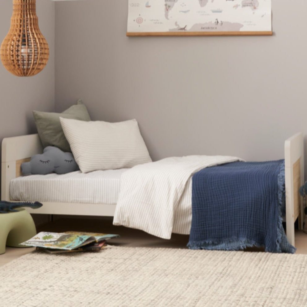 Supreme Alba Cot Bed, Mattress &amp; Bedding Bundle