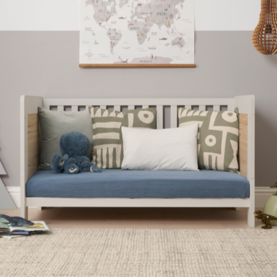 Supreme Alba Cot Bed, Mattress &amp; Bedding Bundle