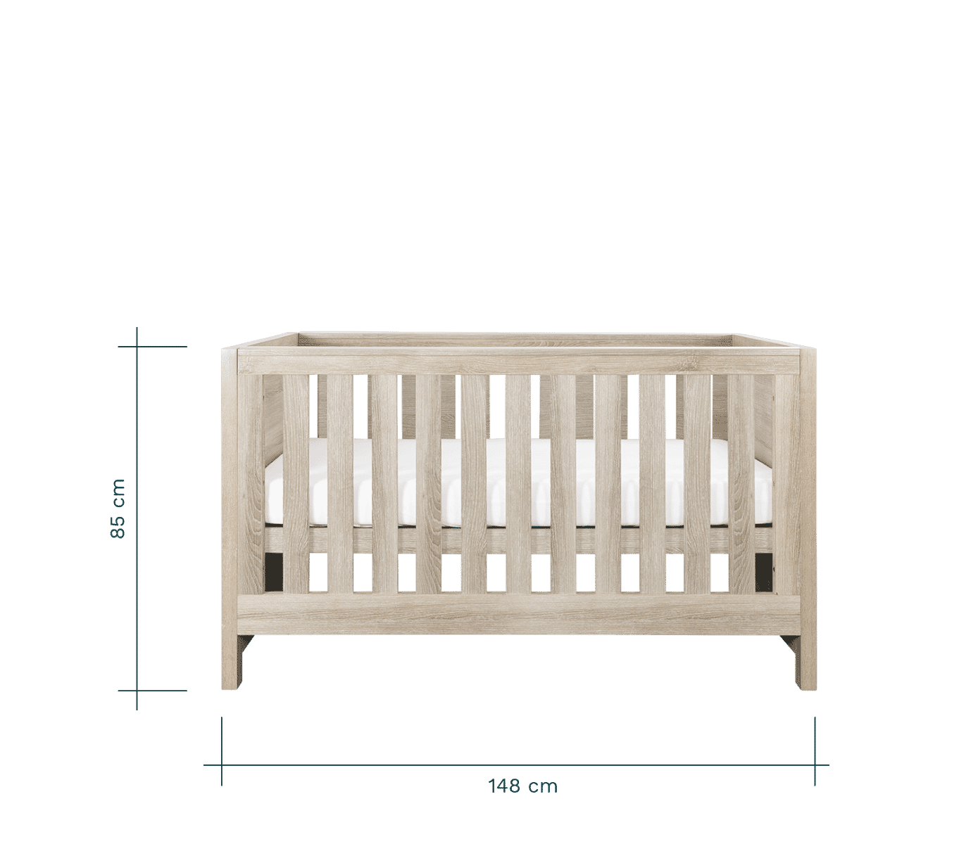 Modena product dimensions front