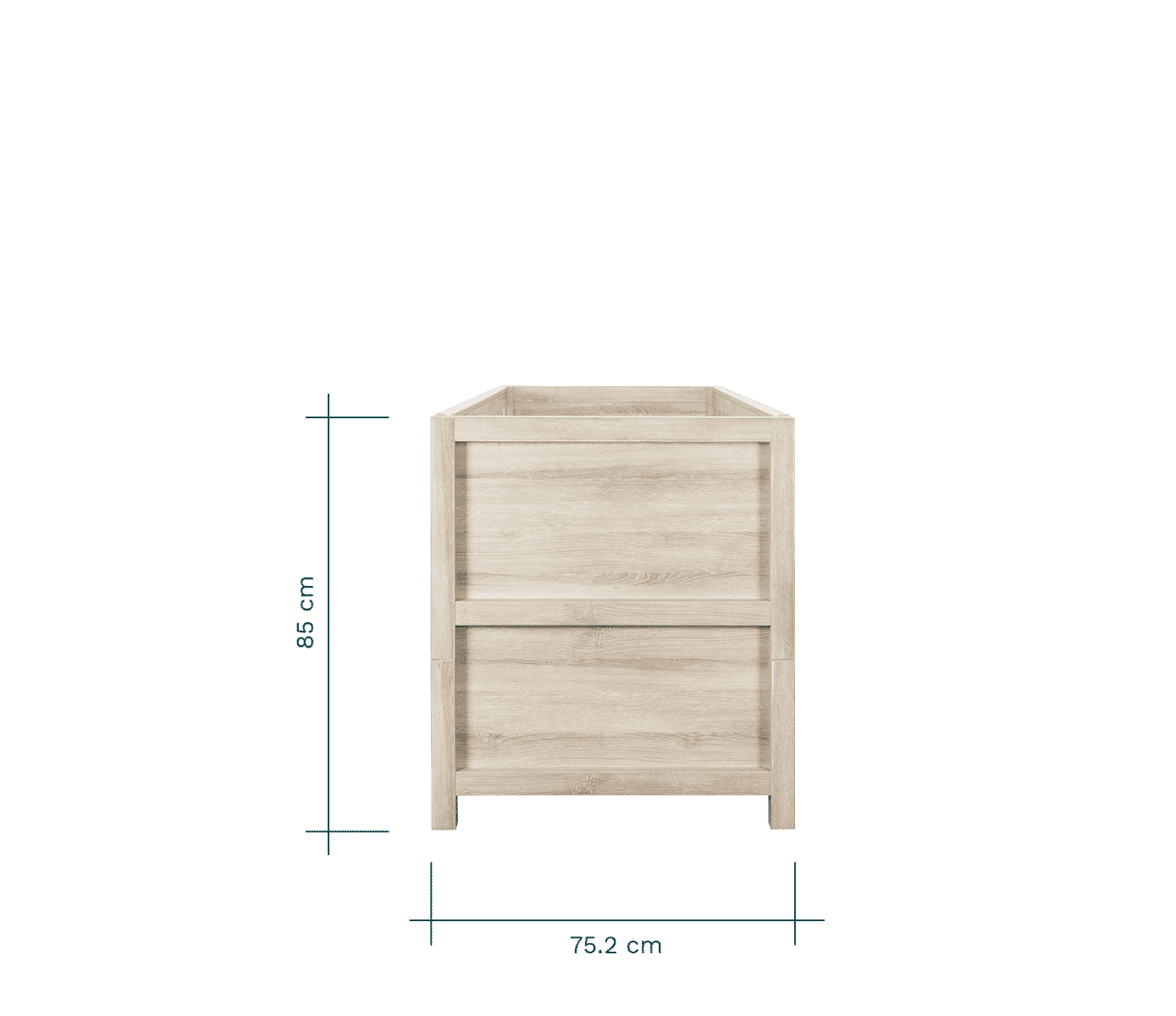 Modena product dimensions side