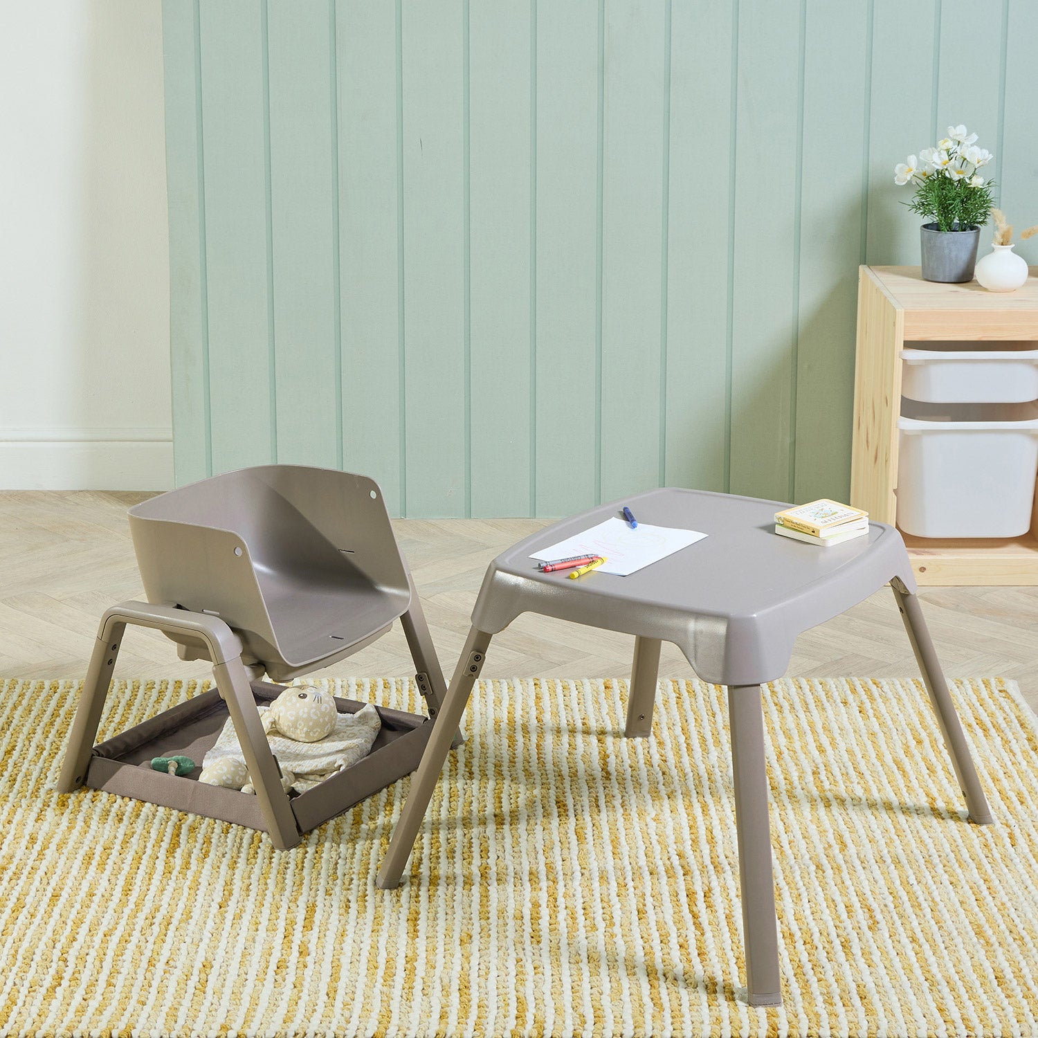 nova maison truffle as table and chair great for when your little one wants to draw and do puzzles.
