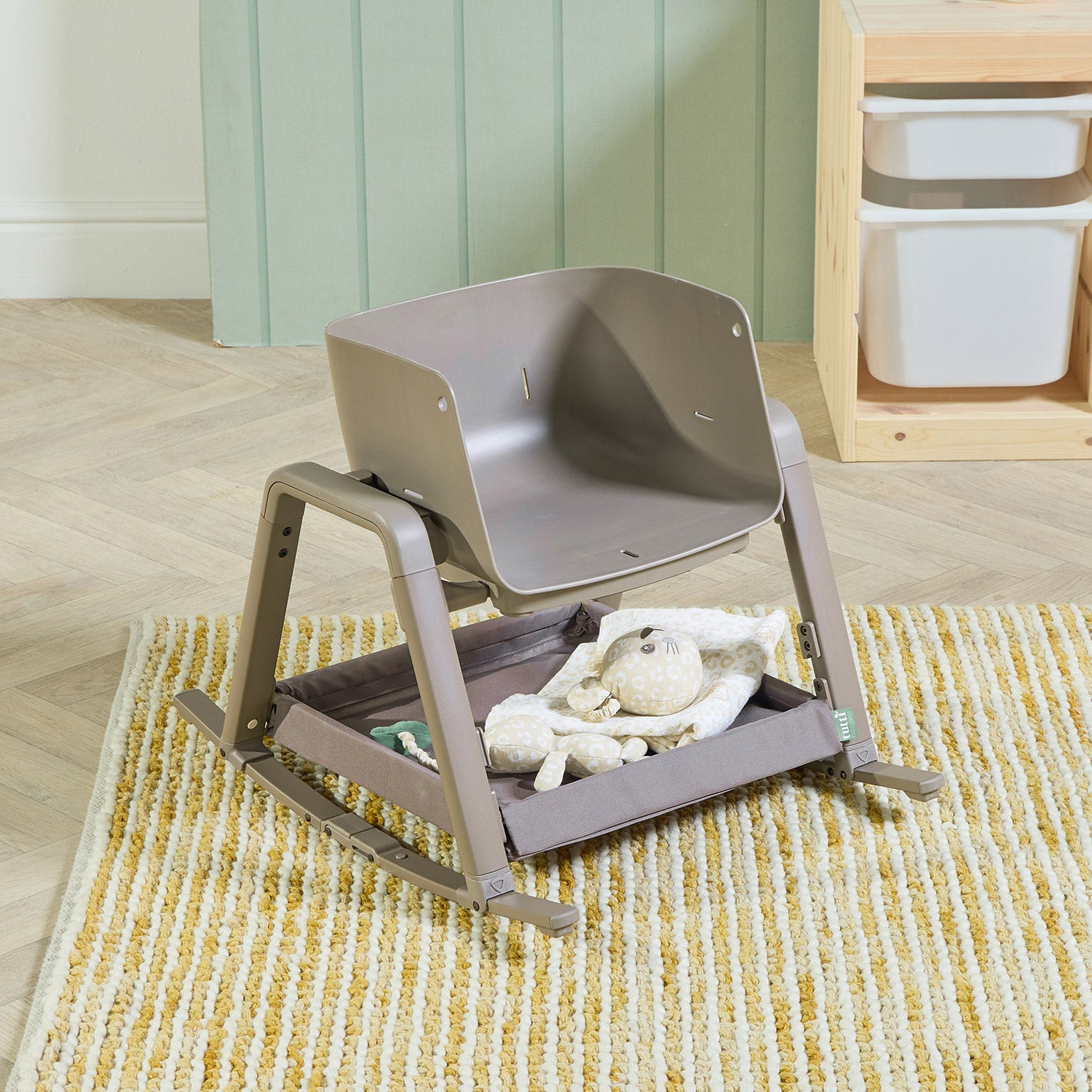 nova maison truffle as a toddler rocking chair for calming play.