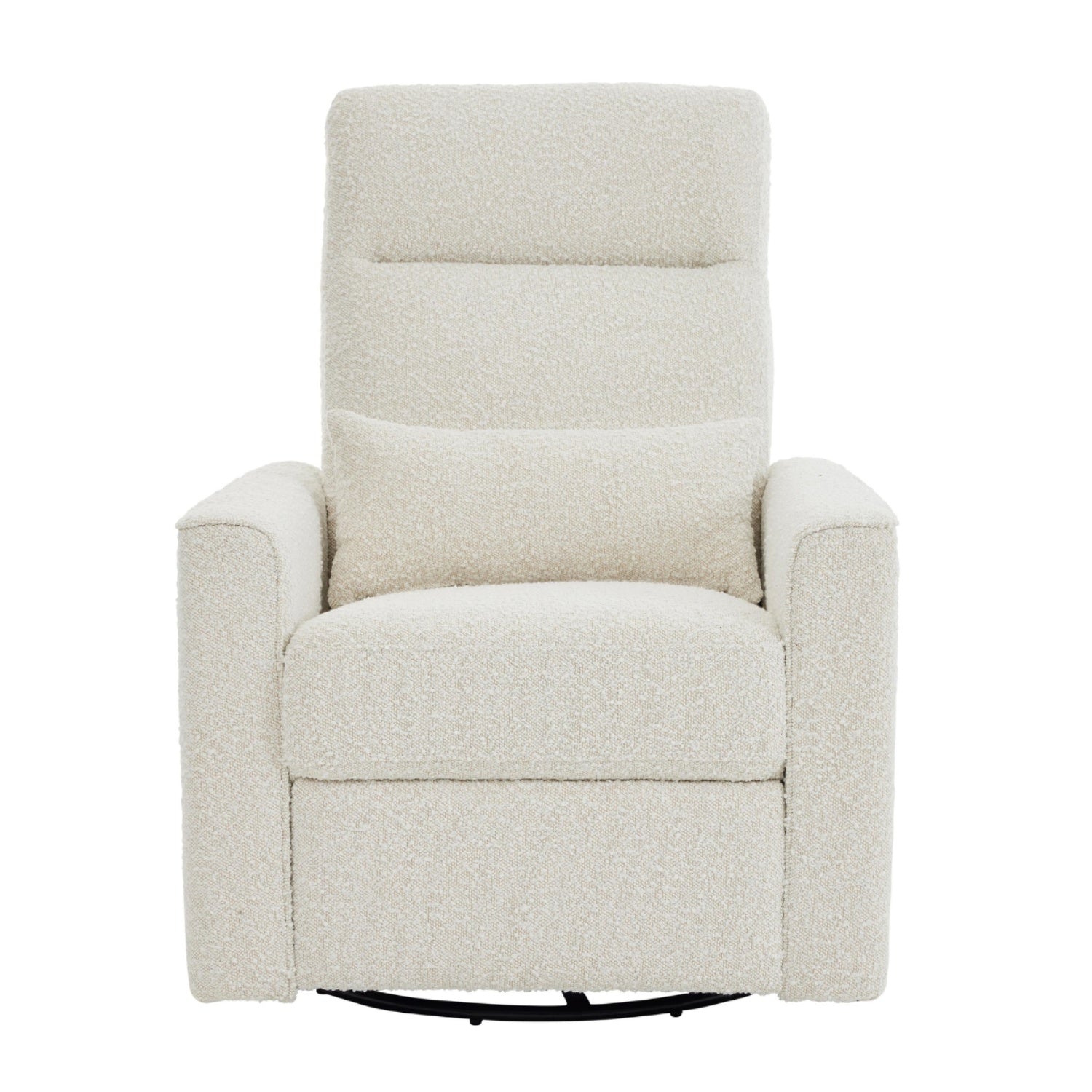 Paige beige recliner chair on a white background