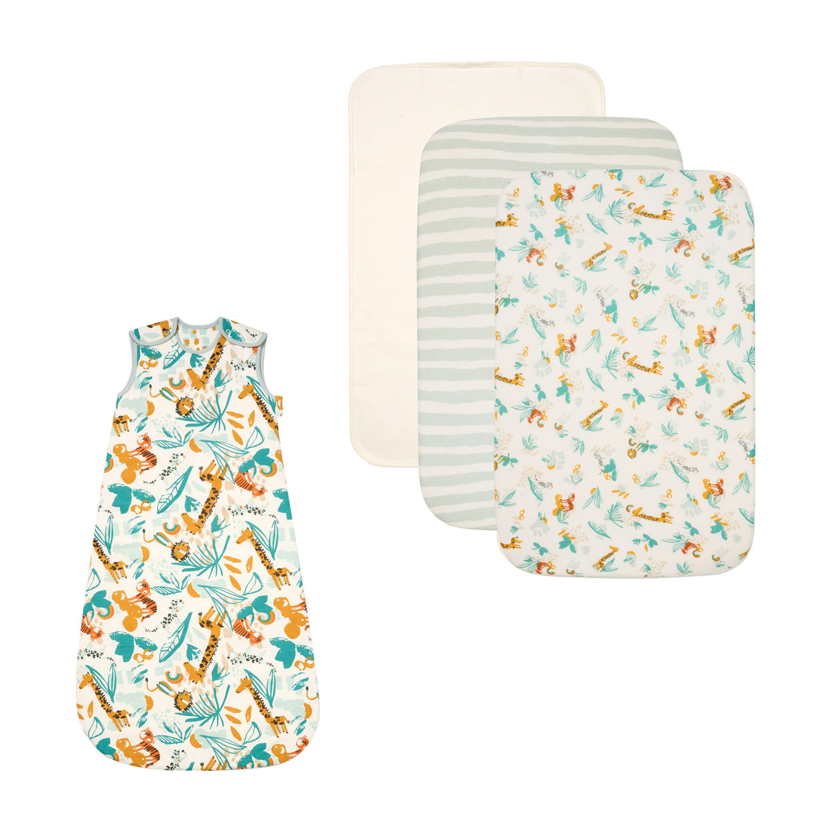 Run Wild Bedside Crib Bundle