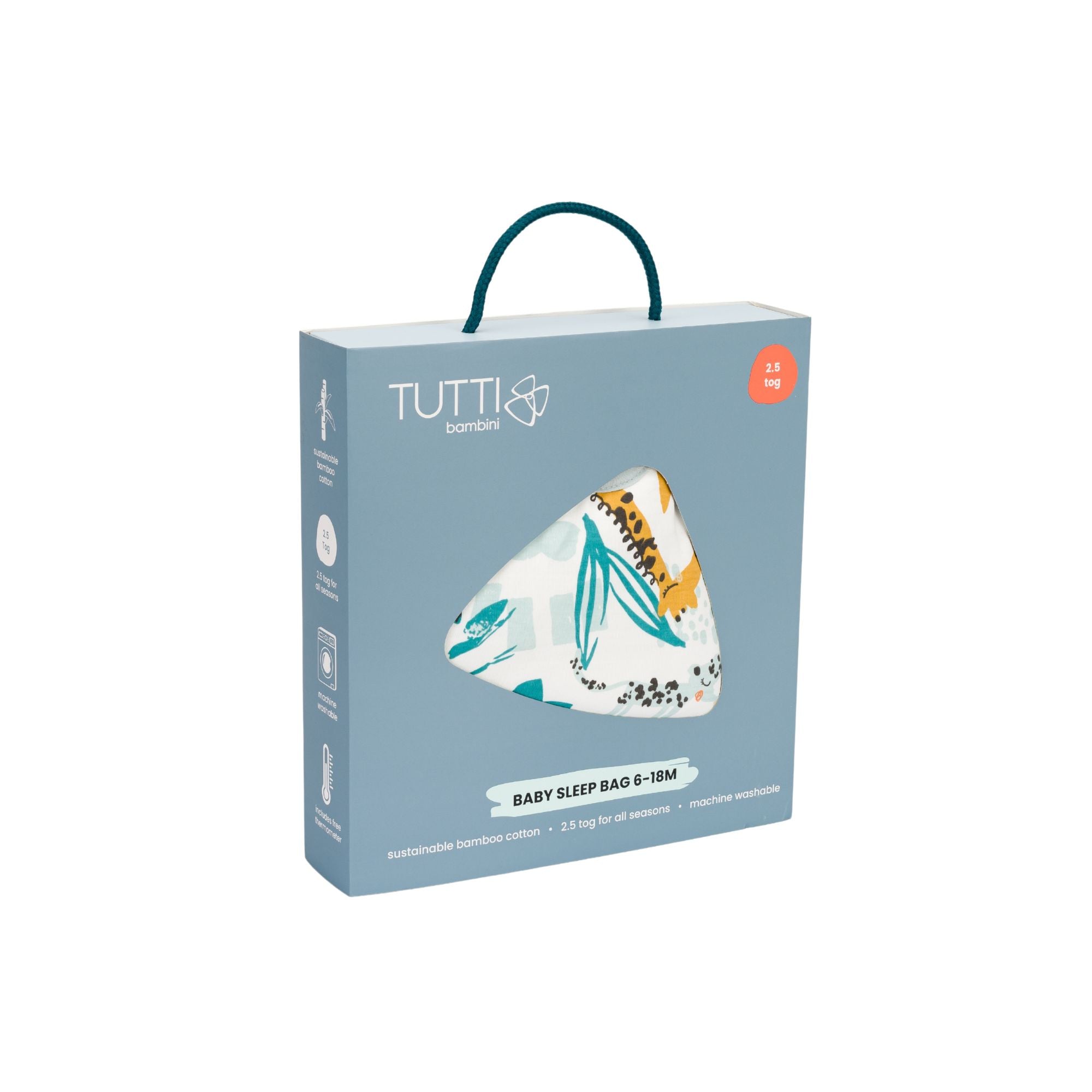 Box of our Run Wild sleep bag 6-18 months
