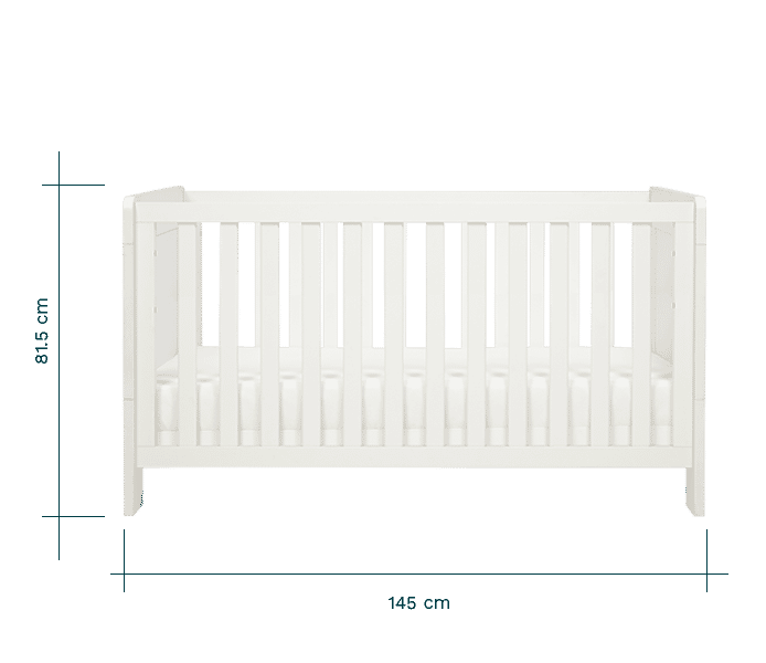 alba cot bed dimensions