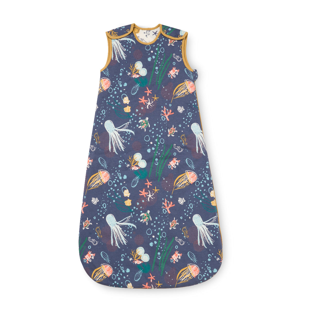 Baby Sleep Bag in Our Planet print, size 6–18 months, 2.5 tog bamboo cotton for all-season comfort and safety.