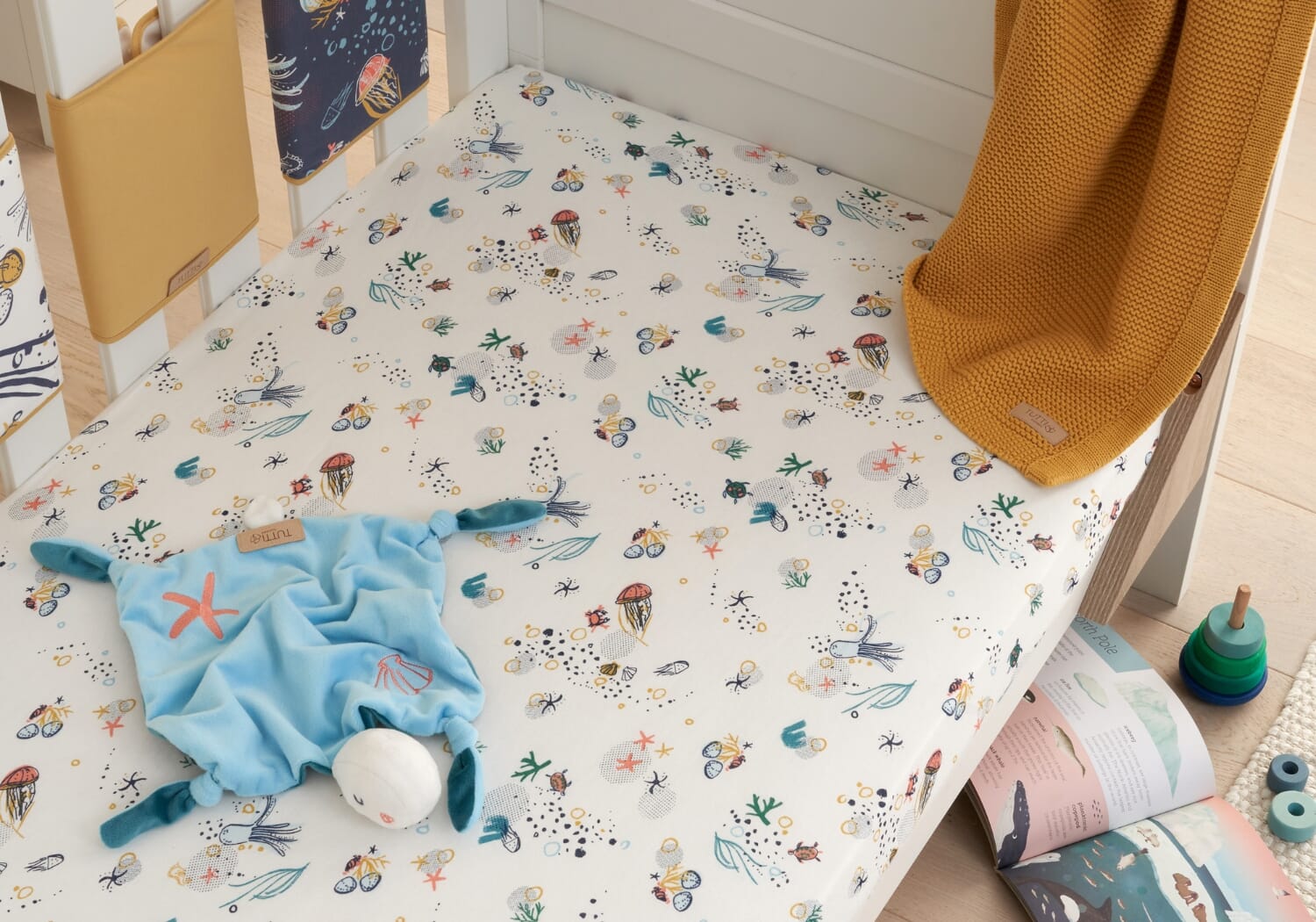 Cot Fitted Sheets 2pk Our Planet ⏐ Tutti Bambini