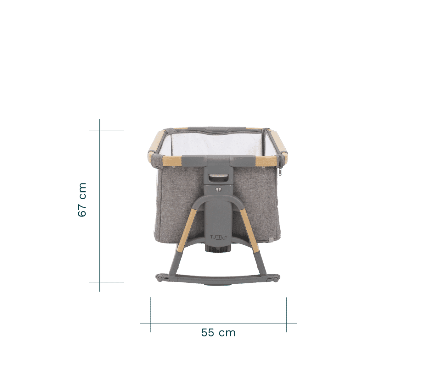 cozee xl bassinet side dimensions