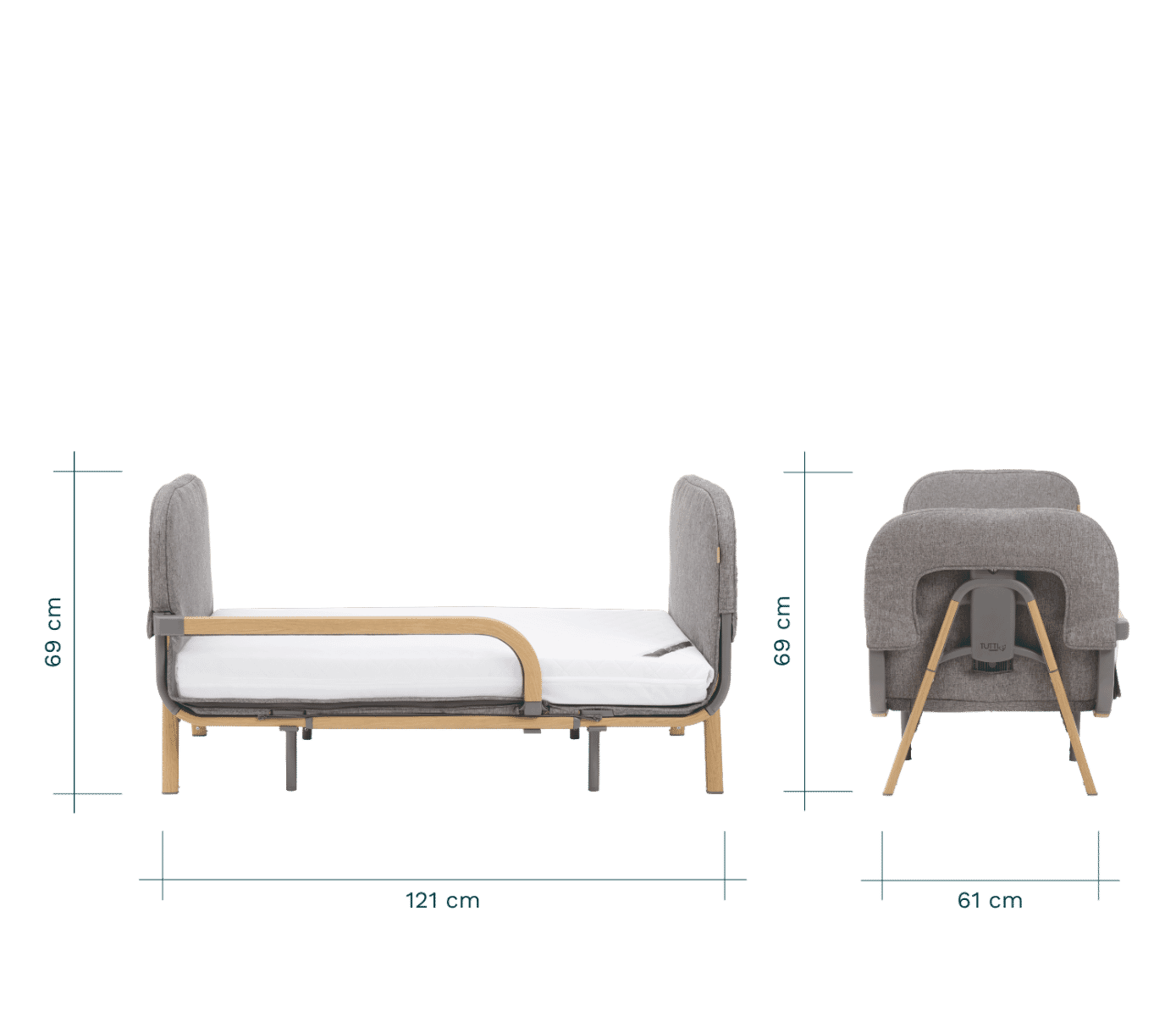 cozee xl junior bed dimensions