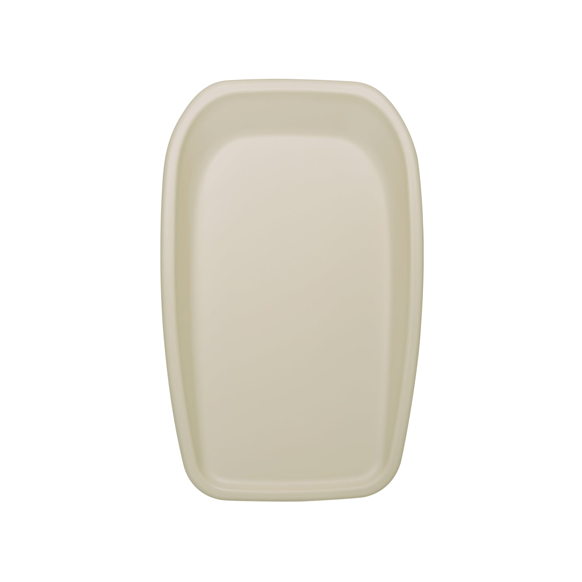 Front cutout of the Cushi Baby Changing Mat in cashmere, highlighting its smooth finish and practical, easy-to-clean surface