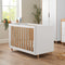 Fika Mini Cot Bed - White/Light Oak