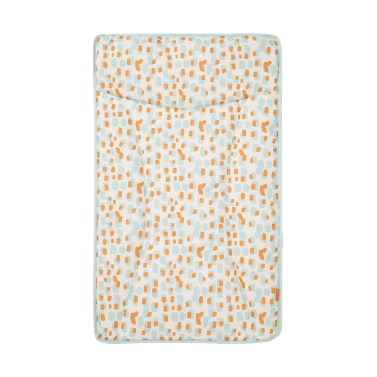 changing mat featuring a leopard inspired spot design