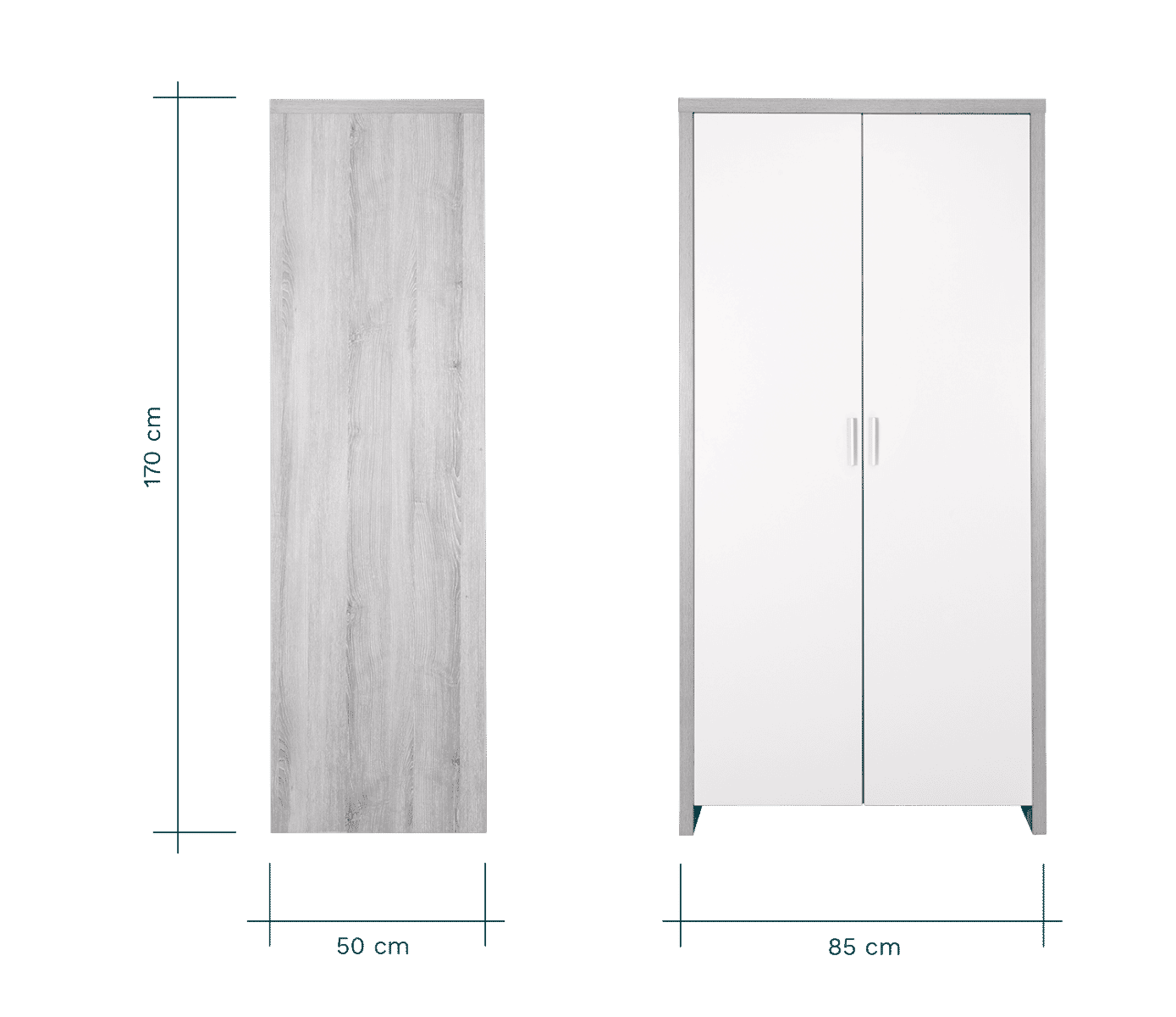 modena wardrobe height and width dimensions