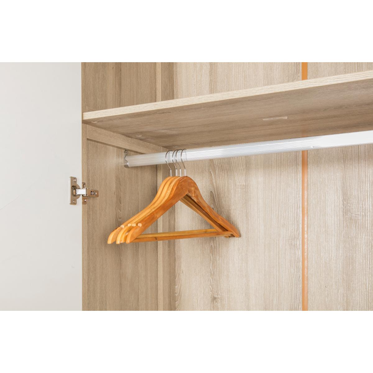 modena wardrobe showing storage space to organise your child's clothes and essentials
