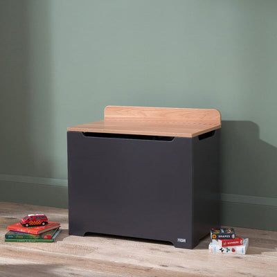Rio Toy Box Slate Grey and Honey Oak blending stylish design with functional toy storage